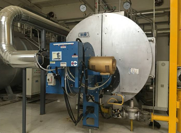 澳门尼威斯人氮锅炉改造、FGR燃烧器安装图片